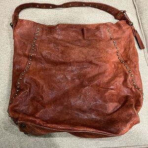 Trask Italian leather shoulder bag